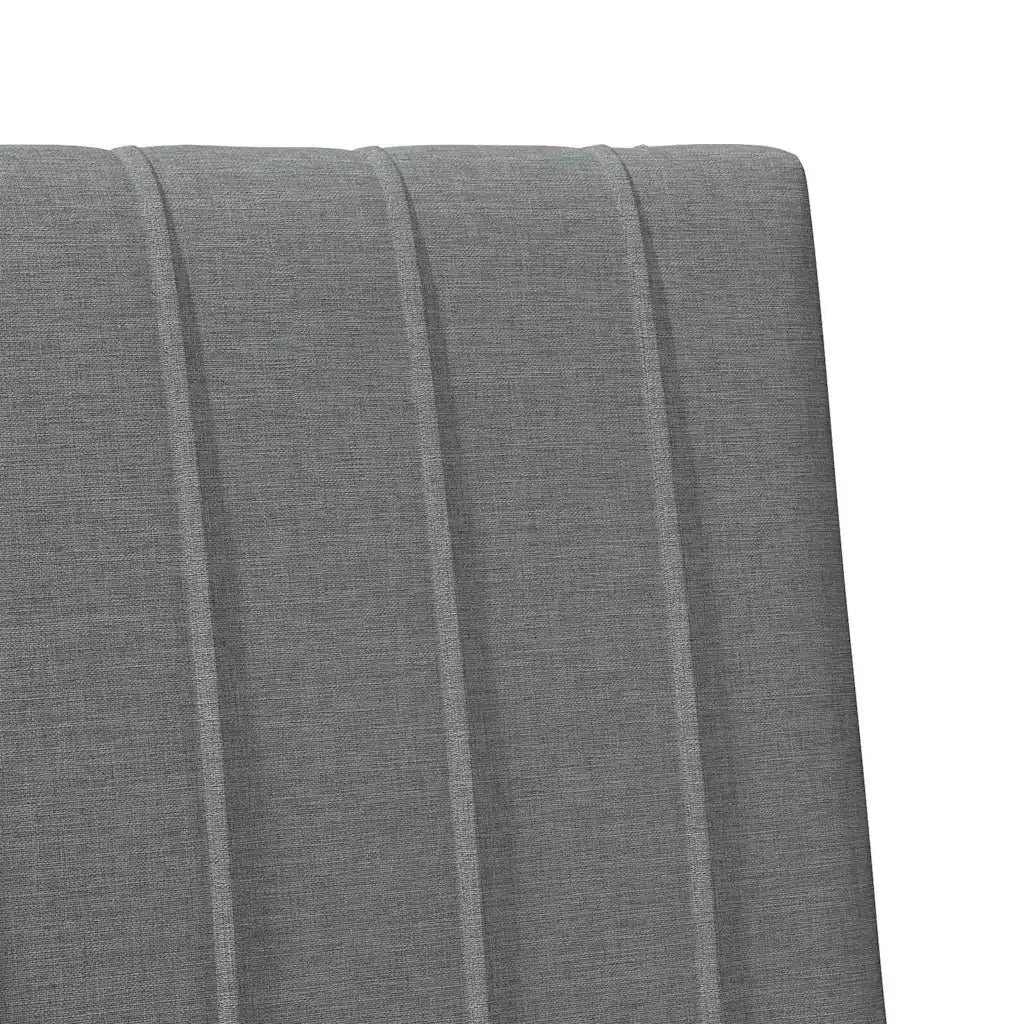 Testiera | Testata imbottita Grigio scuro 100 cm Pino massello