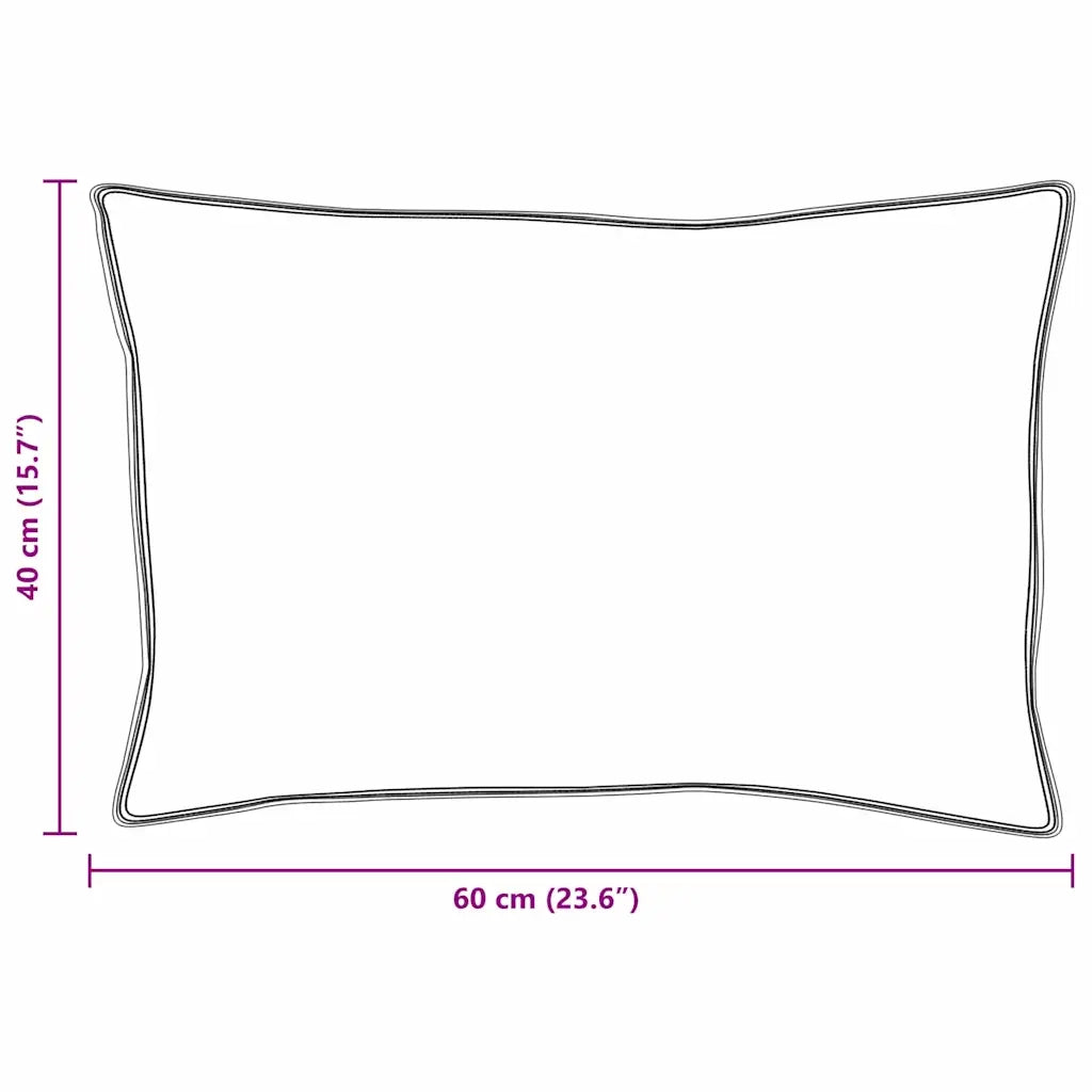 Cuscino con cuscino Bianco 40 x 60 cm Cotone 42007695