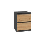 Comodino MALWA M2 antracite artisan