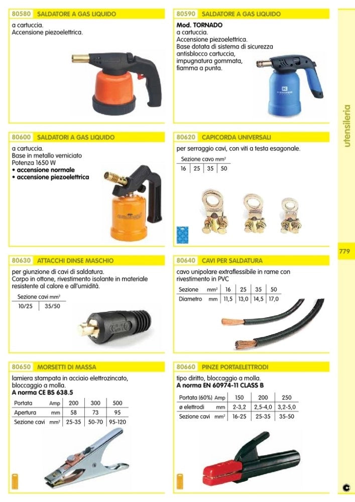 1pz saldatore gas cartuccia eurocamping accensione piezoelettrica cod:ferx.15493