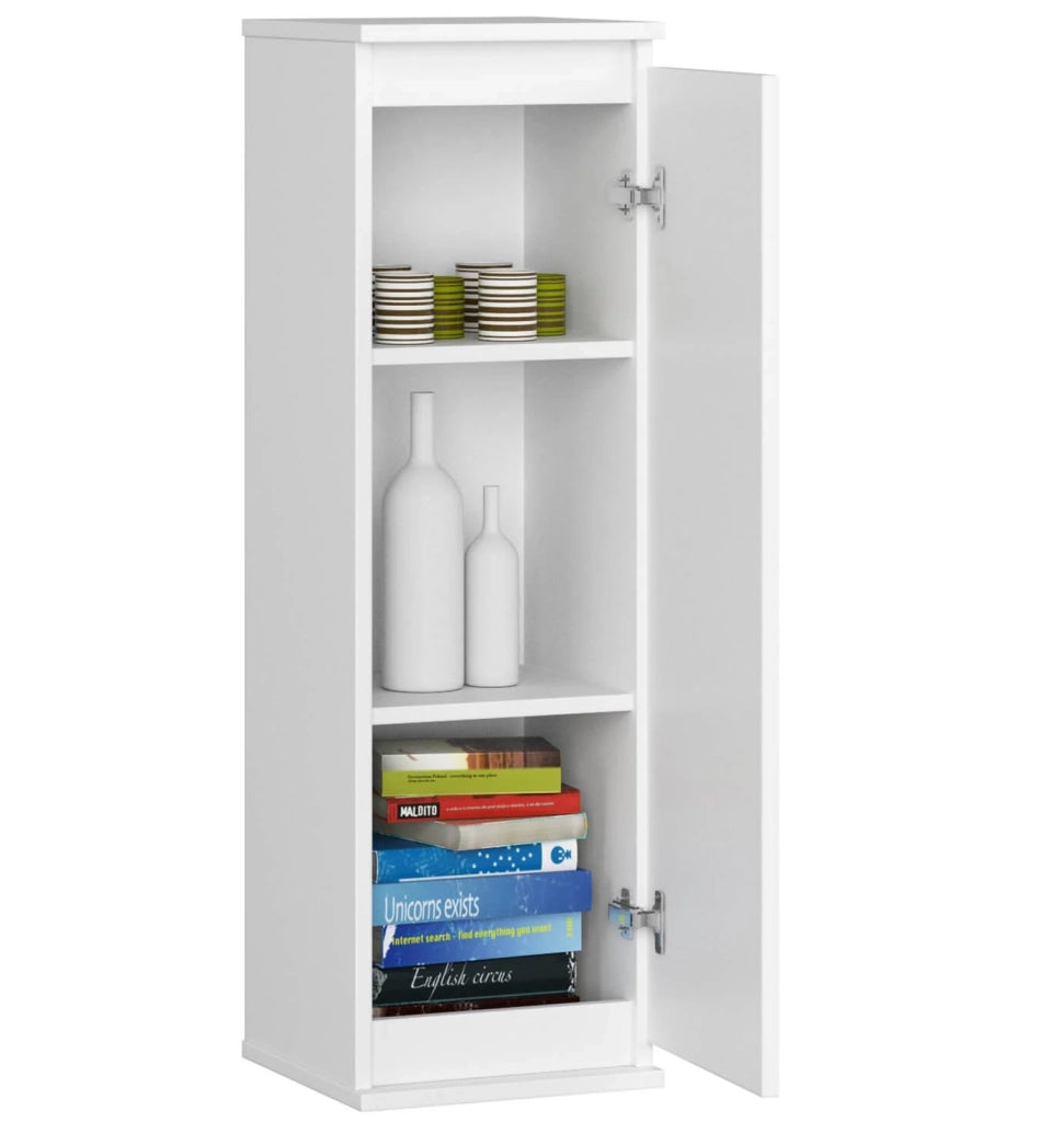 Armadietto a parete con ante strette AKORD W30 Bianca 30 cm 1 anta 30x30x99 cm
