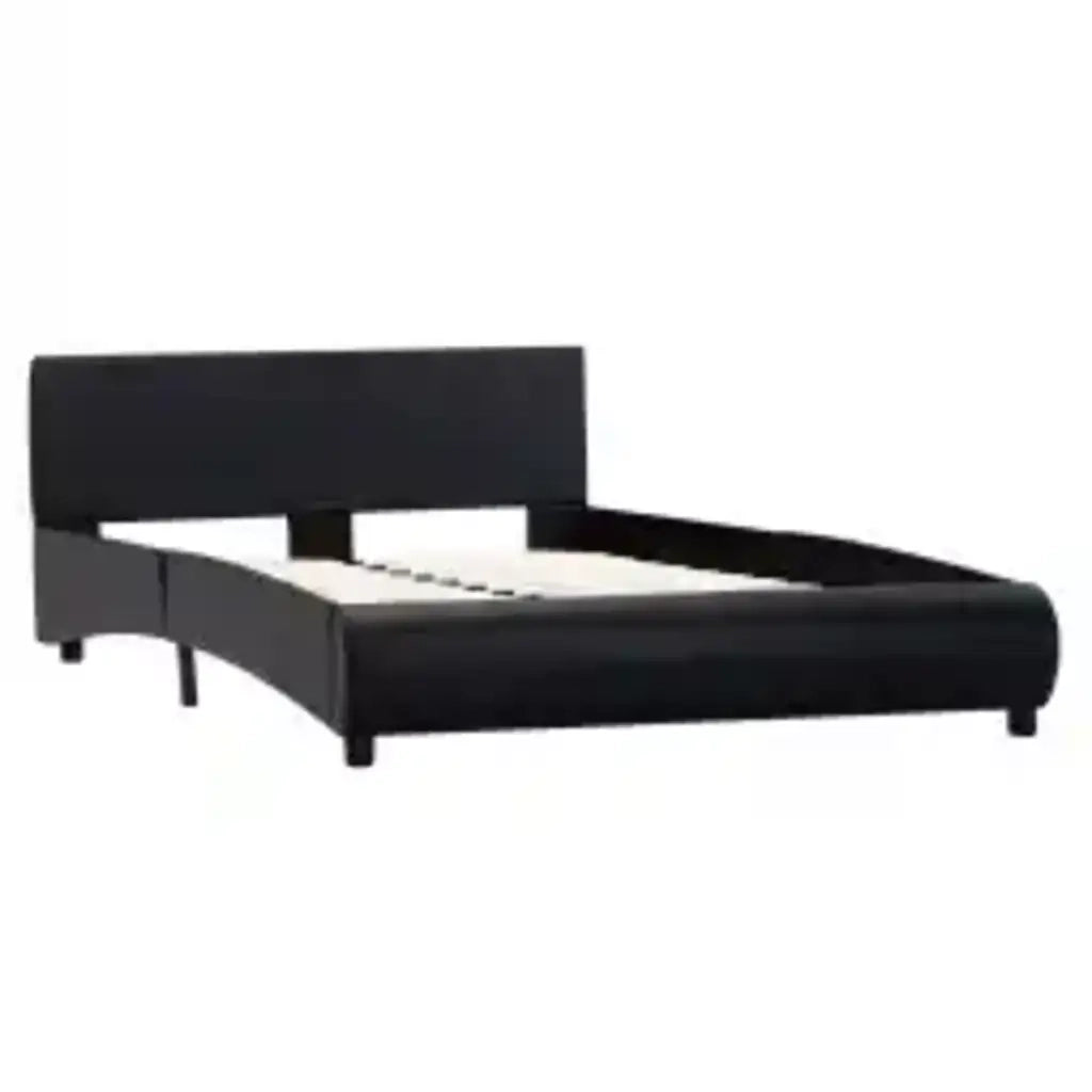 Giroletto con LED Nero in Similpelle 140x200 cm 285483