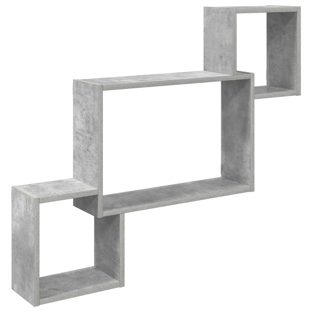 Scaffale da parete A parete Grigio Cemento 91,5 x 15 x 76 cm 8012119