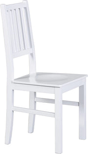 SET 2 SEDIE WESTERLAND 42,5x50x95H STRUTTURA IN FAGGIO MASSELLO FINITURA BIANCO