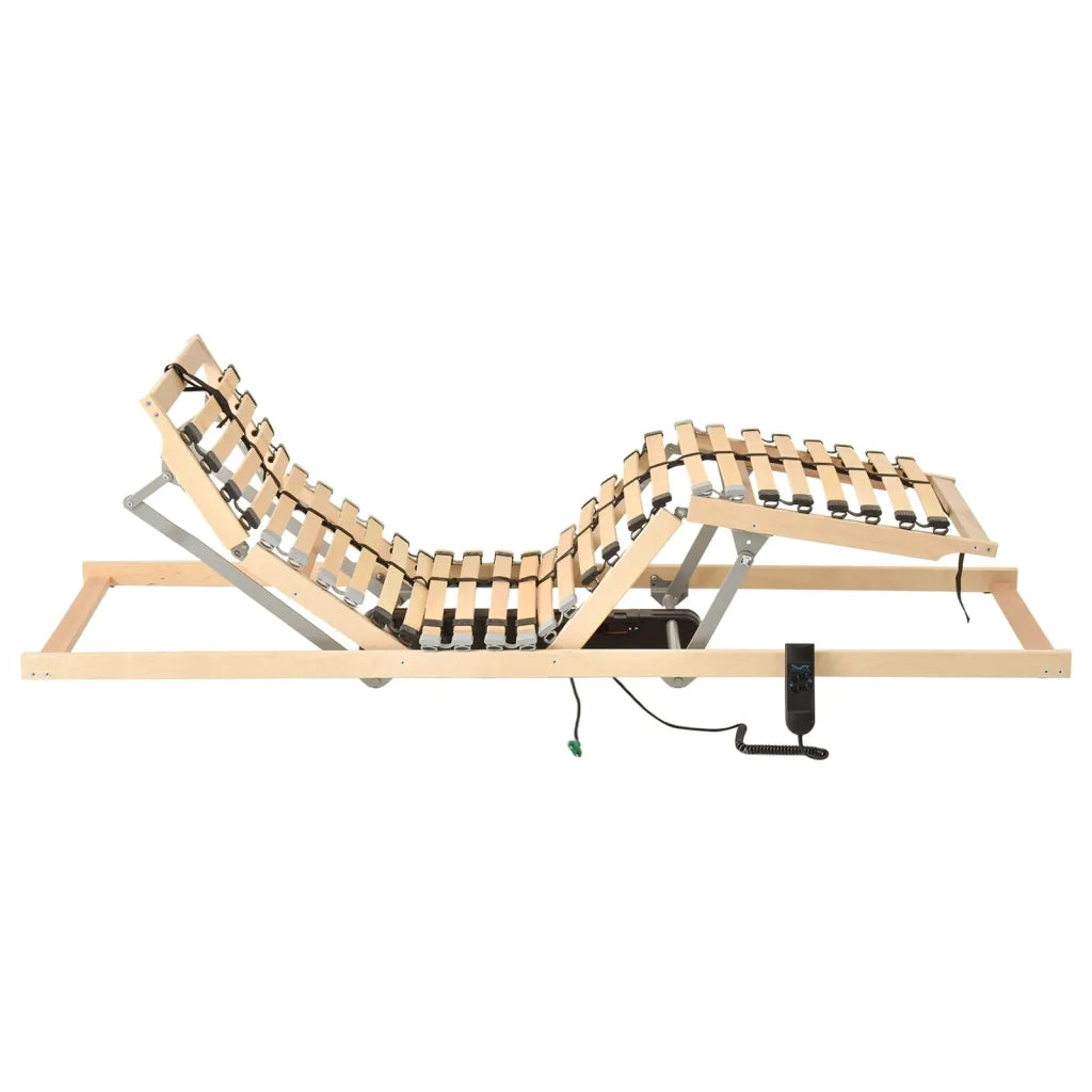 Letto con Telaio a Doghe Elettrico 28 Doghe 7 Zone 90x200 cm 321824