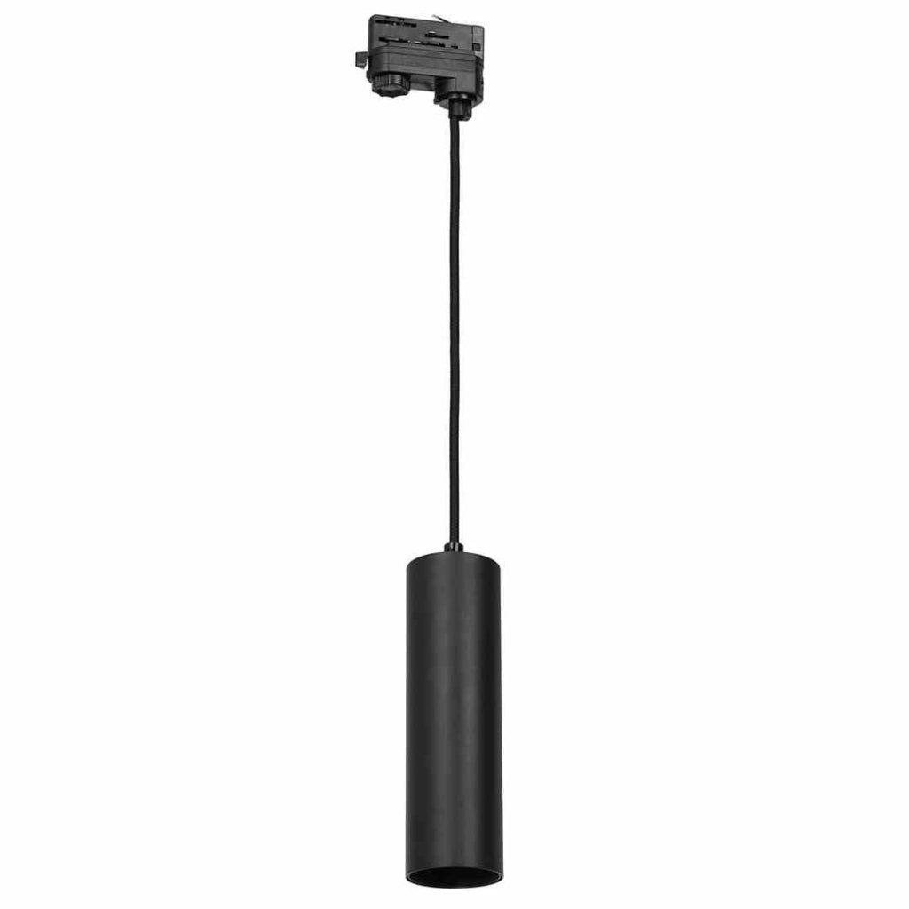 Lampada a sospensione su binario Milagro ML7683 nera