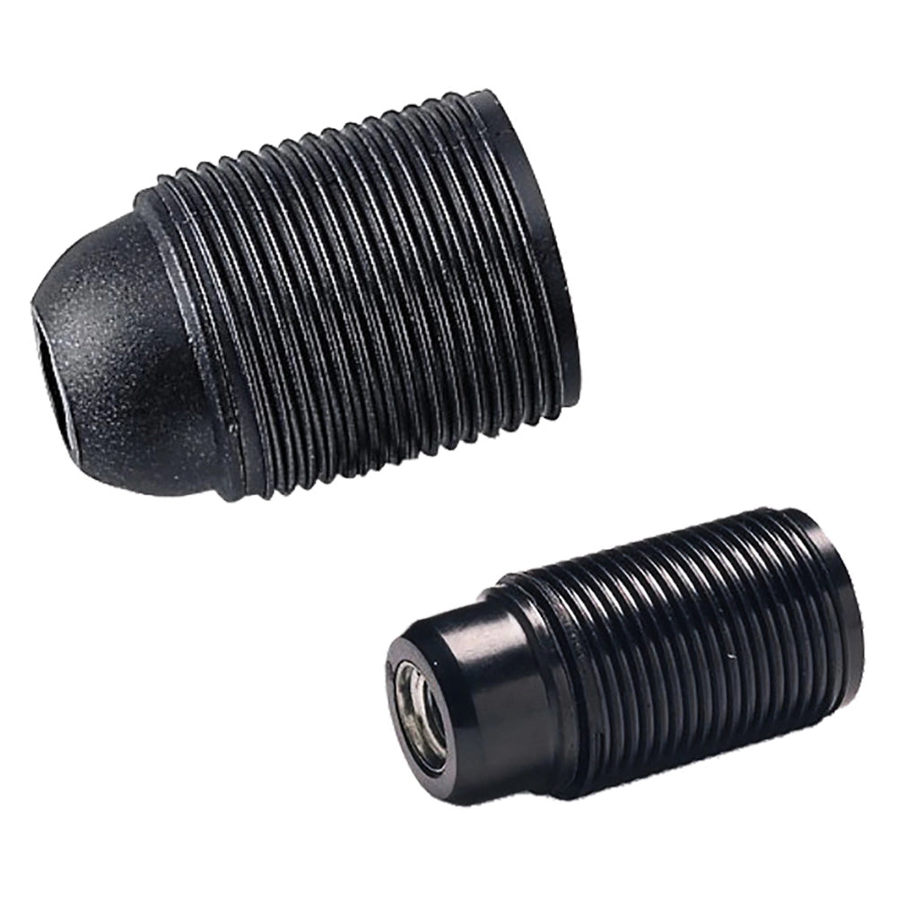 PORTALAMPADA FILETTATO E 14 - colore nero- 10 pezzi