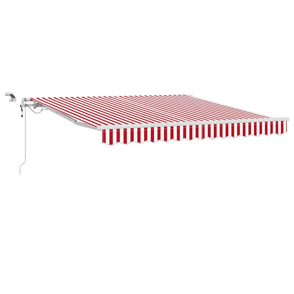Tenda Retrattile Rosso e Bianco 300 x 250 cm 3329982