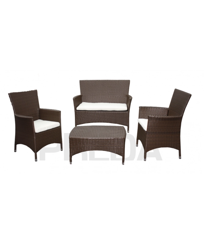 Salotto VALERIA SET con 4 pezzi e cuscini