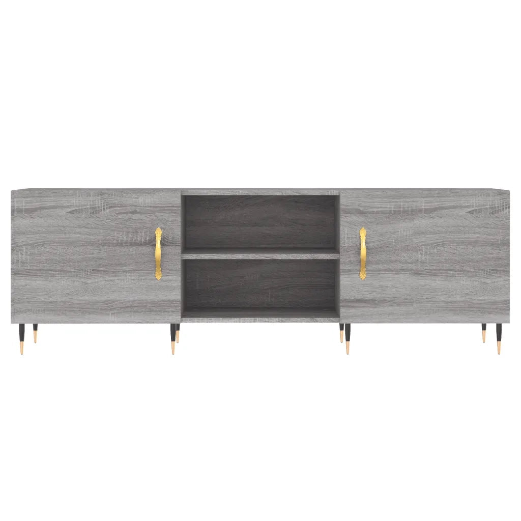 Mobile Porta TV Grigio Sonoma 150x30x50 cm in Legno Multistrato 829082