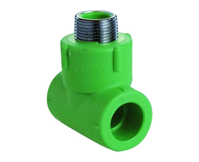 RACCORDO A TEE FILETTATO MASCHIO POLIPROPILENE ø25x3/4   PRANDELLI