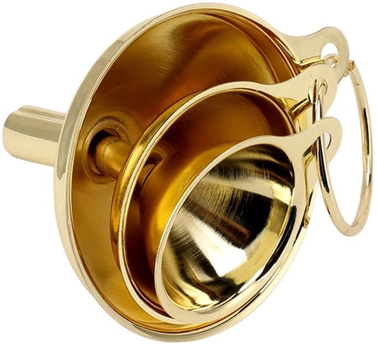 Trechterset in Acciaio Inox dorato - 3 pezzi - Treccia da cucina - Treccia in metallo fuso - Trasferimento liquido preciso - Progetto duraturo - Treccia da cucina

Modello: 
Specifica tecnica: 
Codice prodotto: