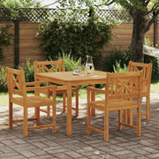 Set da Pranzo per Giardino 5 pcs Marrone 3375659
