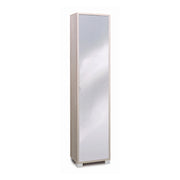 Colonna 1 Anta Specchio Kit Olmo Chiaro cm 43x29x190h - Sarmog