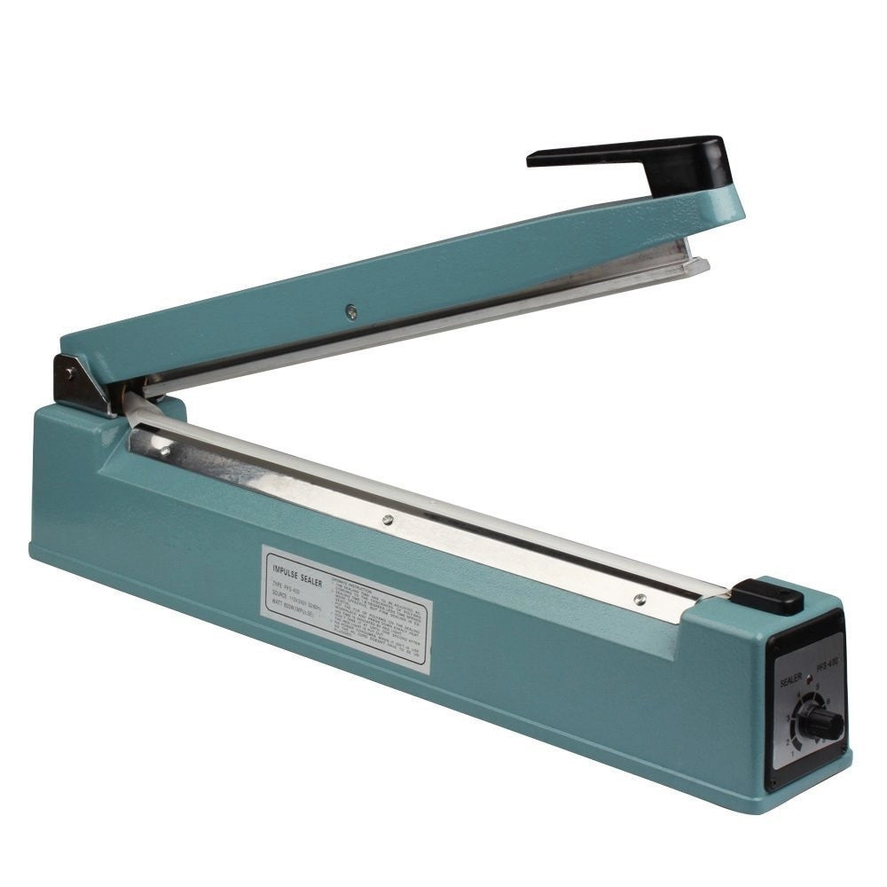 Trade Shop - Sigilla Buste Sacchetti 400mm Professionale A Caldo Per Busta 600w 16'' Pfs-400 -