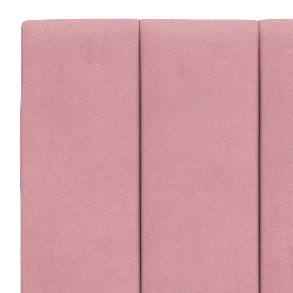 Cuscino Testiera Hanko Rosa 140 cm in Velluto 374674