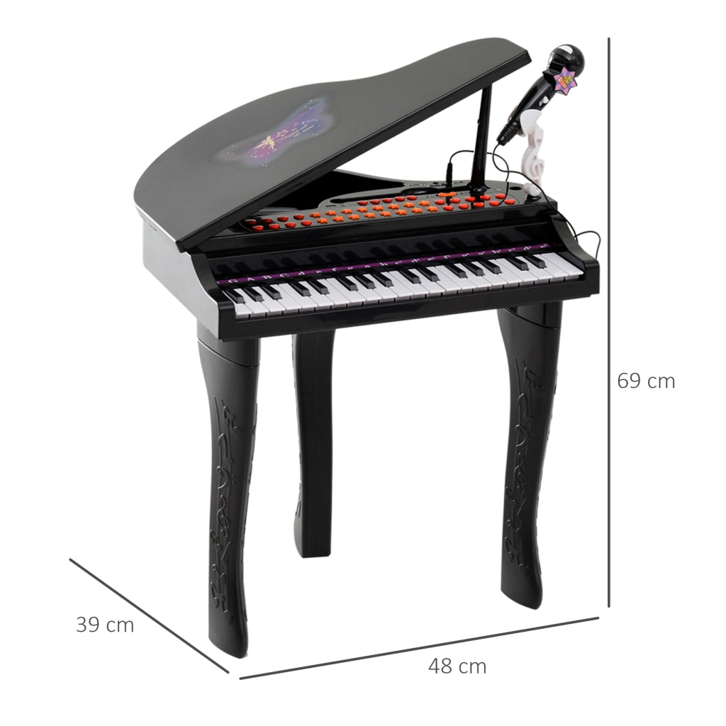 Piano elettrico per bambini ¨C Minimal ¨C 37 tasti multifunzione con microfono, luce LED