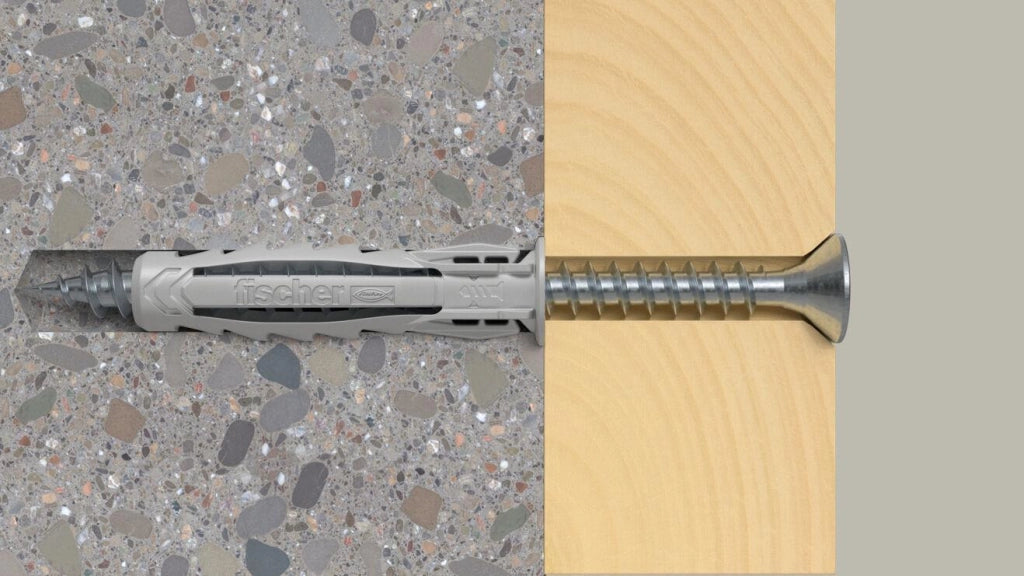 Fischer 568004 ancoraggio a vite e tassello 200 pz Tassello di espansione 20 mm
