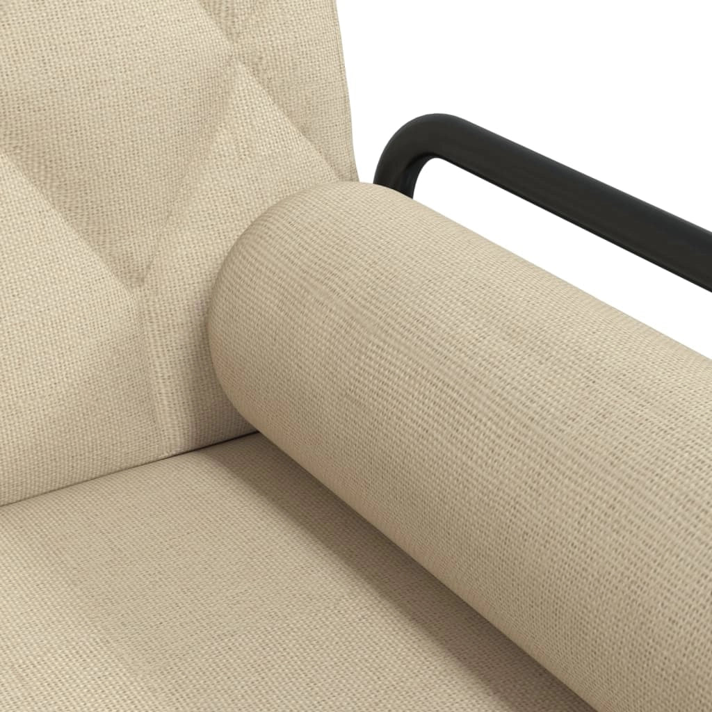 Divano letto con braccioli tessuto color crema 02_0020409