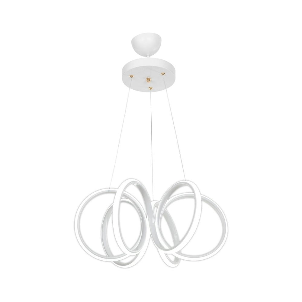 Lampada a sospensione LED Ilya forma spirale bianca MDL4439 EFFEZ