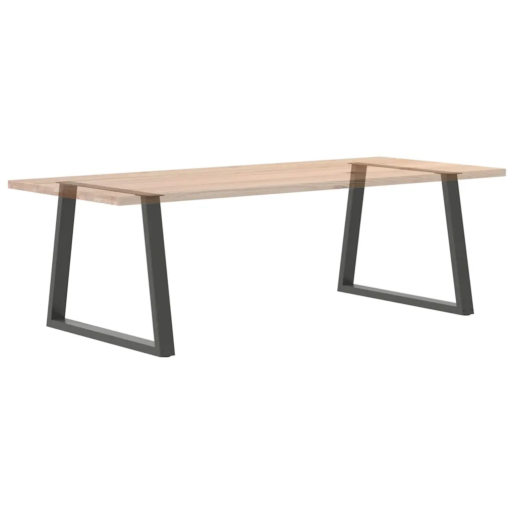 Gambe per tavolo da pranzo a forma di V 2 pz | Piede del tavolo Antracite 90x(72-73,3) cm Acciaio