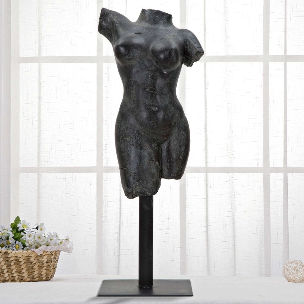 Atlin, Statua Busto Scultura Classica, Nero