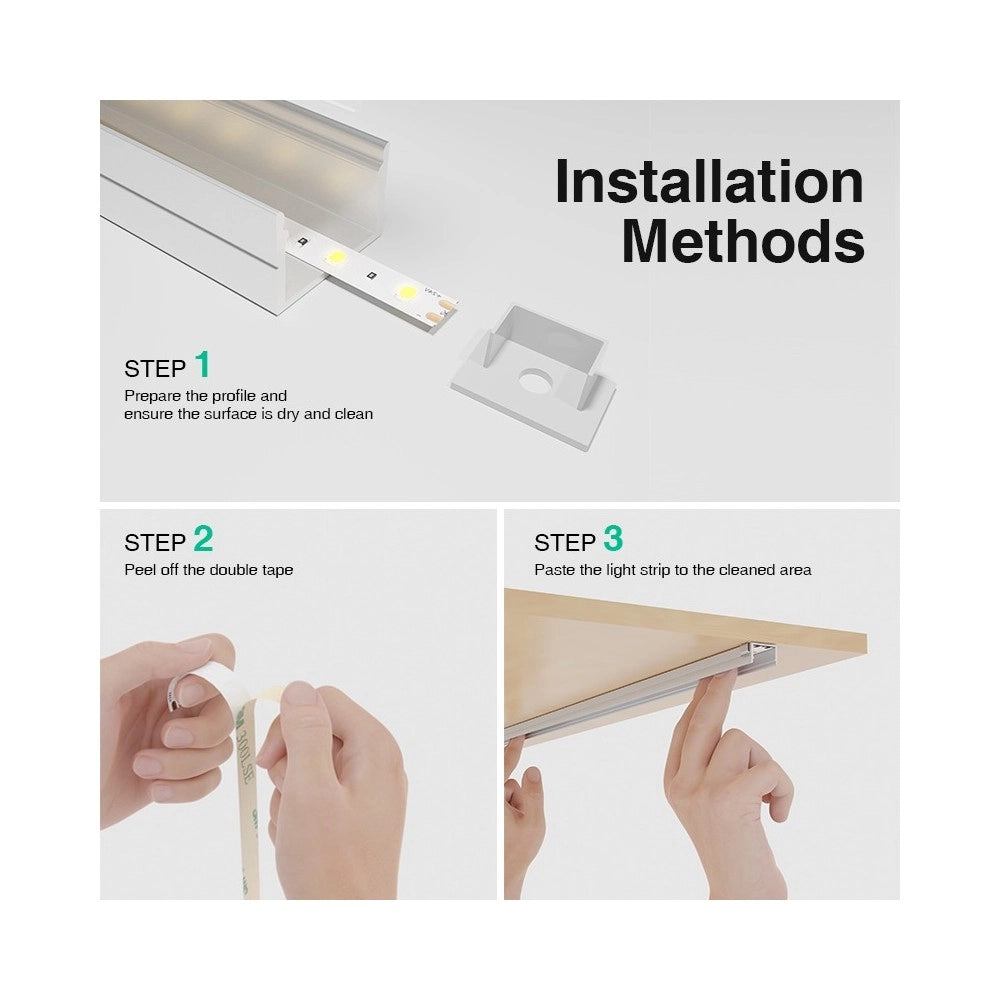 Striscia LED Professionale 50 Metri per interni - Luce Calda 4000K, 24V, 2640 lm/mt, IP20 - Taglio 2.95 cm