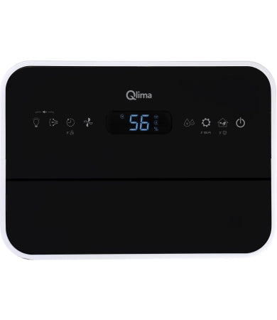 Deumidificatore D 825 PA SMART bianco, ambienti fino a 165 m3, controllo wi-fi, rimuove 25 lt/g, filtro HEPA, timer 9hr