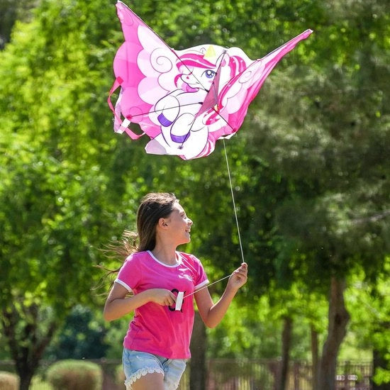 Volo Gigantesco Kite per Bambini e Adulti 280 cm - Facile da Pilotare - Kite da Spiaggia