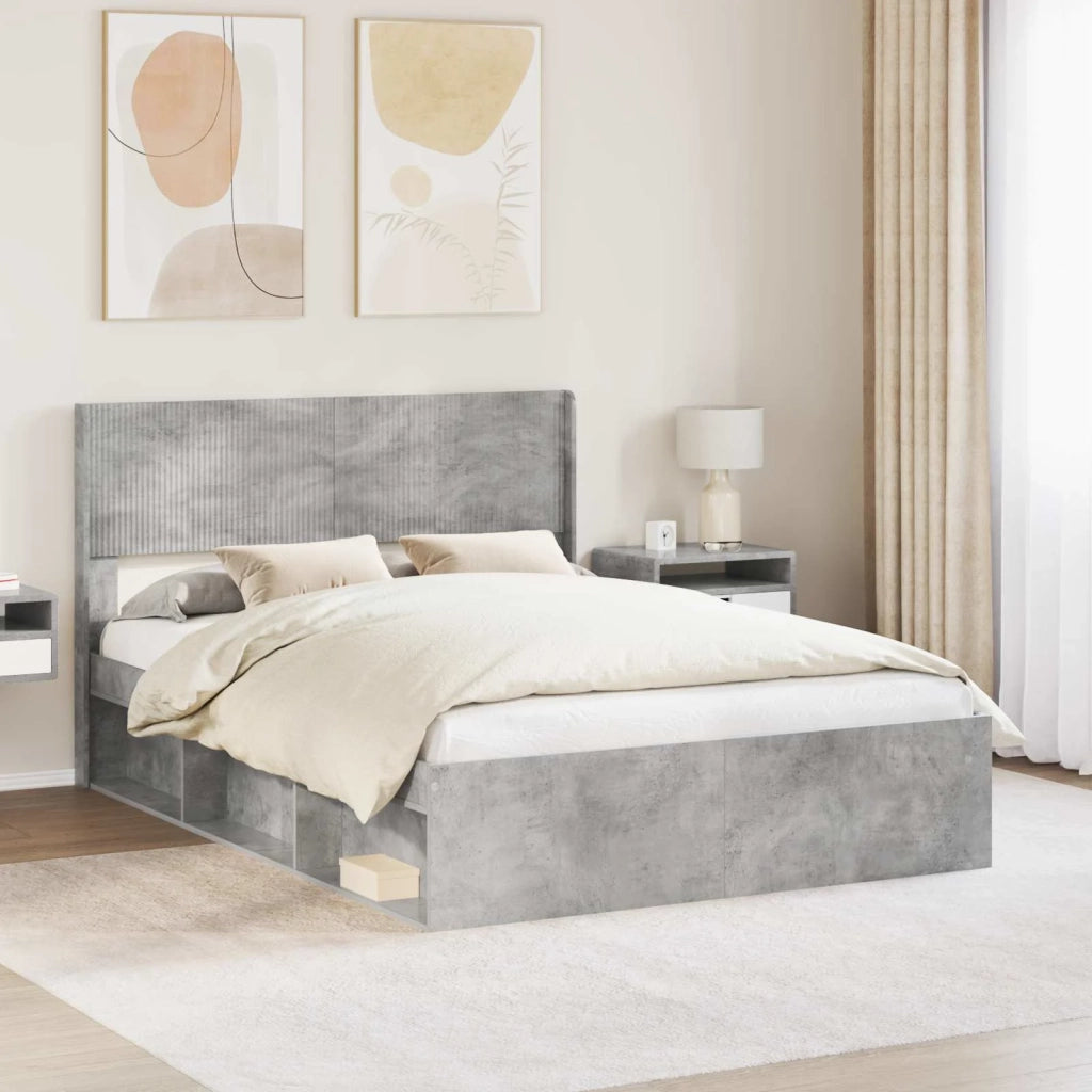 Testiera Letto Grigio Cemento PB 889708