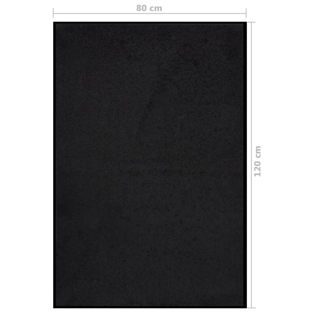 Zerbino | Tappetino Nero 80x120 cm