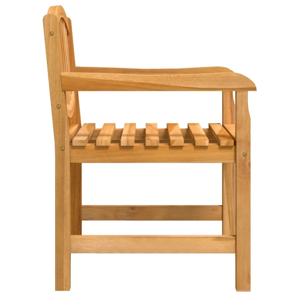 Set da Pranzo per Giardino 5 pz in Legno Massello di Teak 3157926