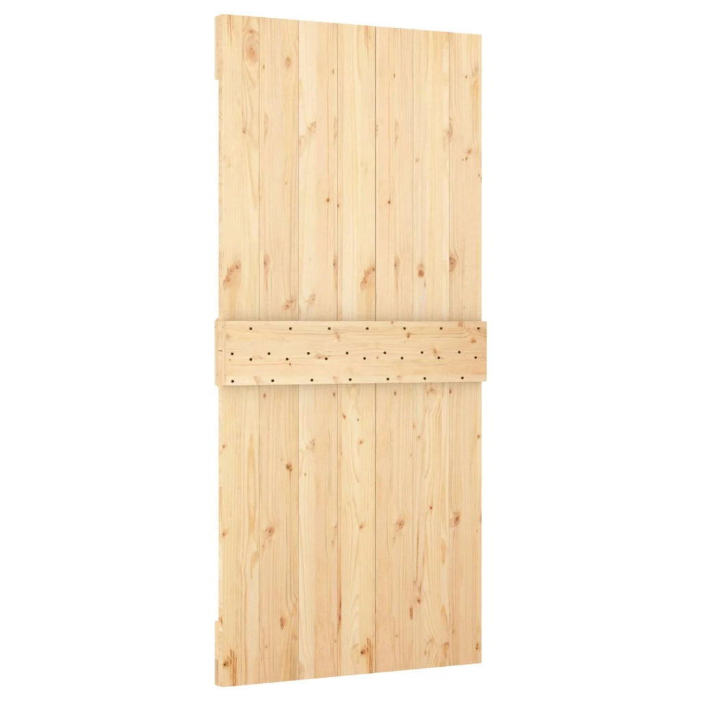 Porta scorrevole Naturale e Bianco 100 x 210 cm 3445100