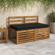 Cuscino per la seduta SOEST 100% Poliestere Nero 946825