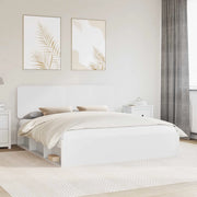 Struttura del letto-Giroletto-Rete del Letto Bianco 180 x 200 cm Pino massello 874173