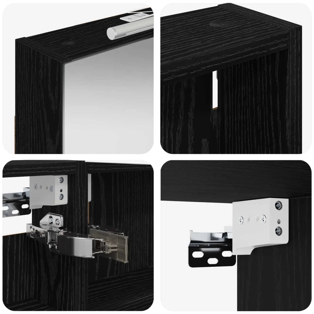 Set di Armadi da Bagno con porta 3 pcs 110 x 10,5 x 60,5 cm 3403721