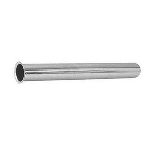 CANOTTO IN OTTONE CON CARTELLA CROMATO- 11/4  D. 32 x 200 mm- DEBOR- pezzi 1