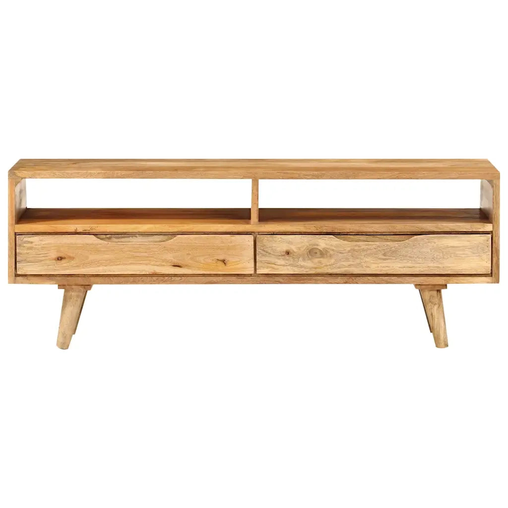 Mobile Porta TV 110x30x41 cm in Legno Massello di Mango 352783