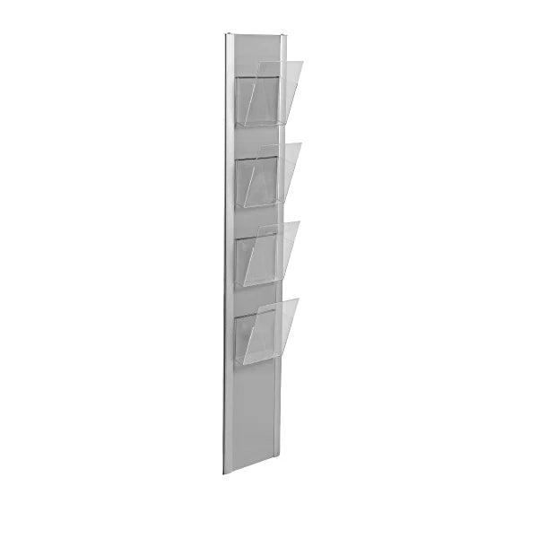 Porta brochure A4 in Metallo a Parete - Non personalizzato