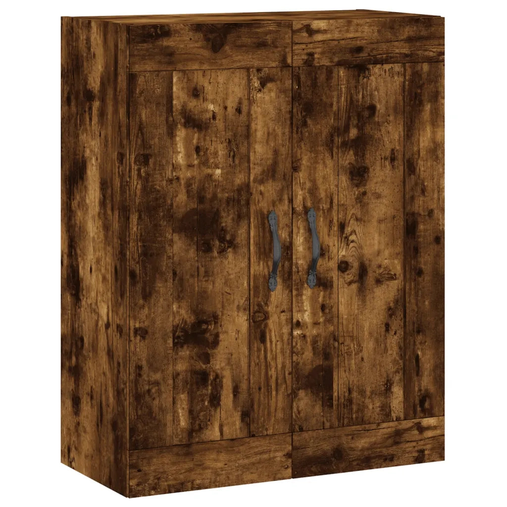 Credenza | Madia | Buffet da pranzo | Armadio da pranzo Rovere Fumo 69,5x34x180 cm in Legno Multistrato