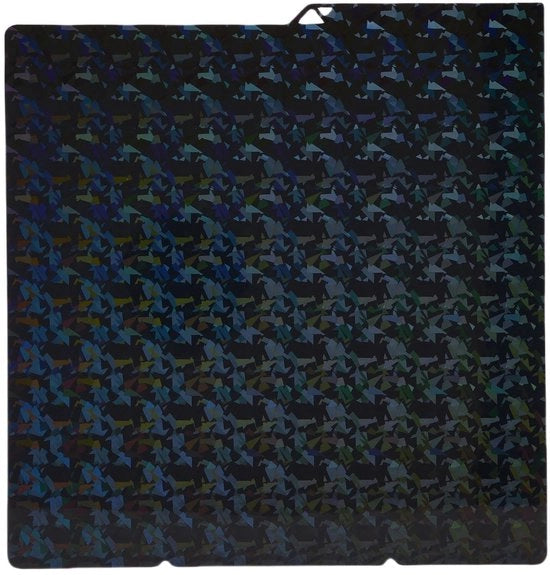 Piatto di stampa 264x276mm - Piastra a doppia faccia - Piattaforma flessibile - Materiale riciclabile - Attrezzatura di fissaggio superiore - Per stampanti 3D S1/S1 Combo