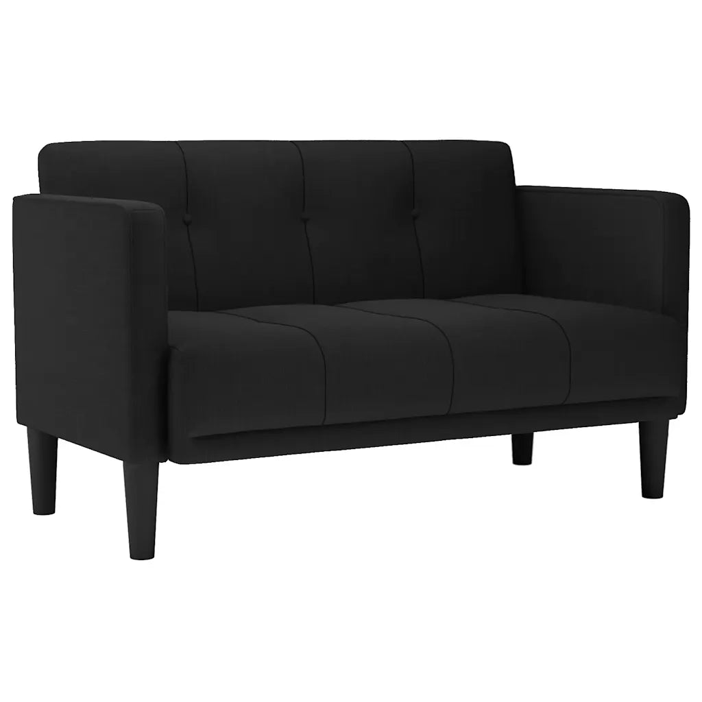 Divano Divanetto-Sofa Nero 111 cm in Tessuto