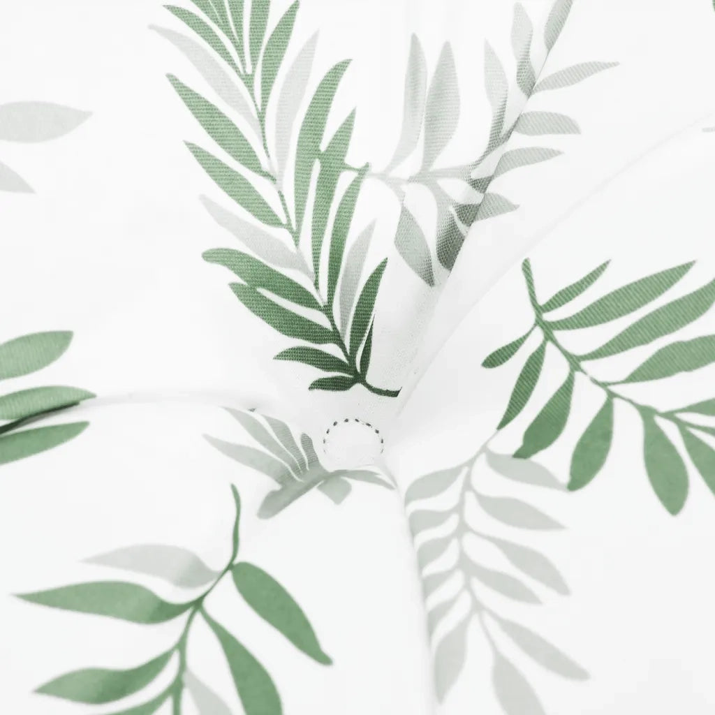 Cuscini per Sedia 6 pz a Foglie 50x50x7 cm Tessuto Oxford 361554