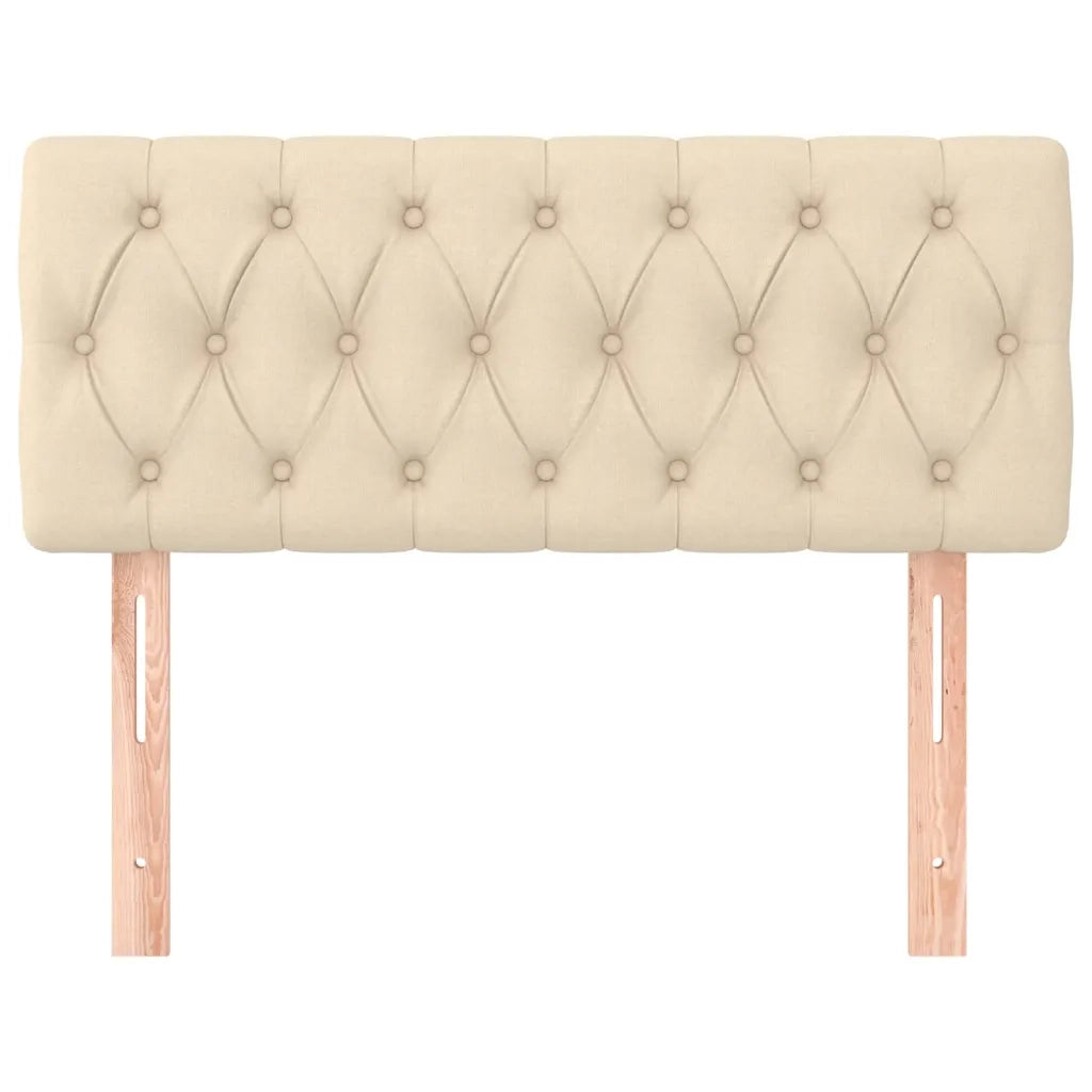 Testiera | Testata Crema 100 x 7 x 78/88 cm in Tessuto