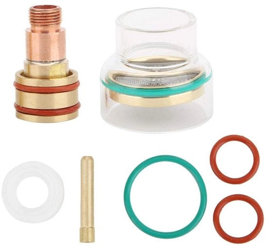 Torchio TIG Lastoorta per vetro - Modello TFM53NCN - Adatto per WP17/WP18/WP26 - 2,4 mm - Alta qualità - Ideale per la saldatura