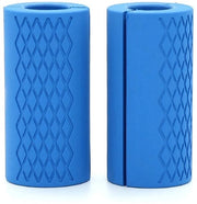 Supporti per Barre da Palestra - Manopole in Silicone - Antiscivolo Ergonomico - Nero - Supporto per Sollevamento Pesi - Protezione per Pads - Adatto per Barra e Palla di Peso