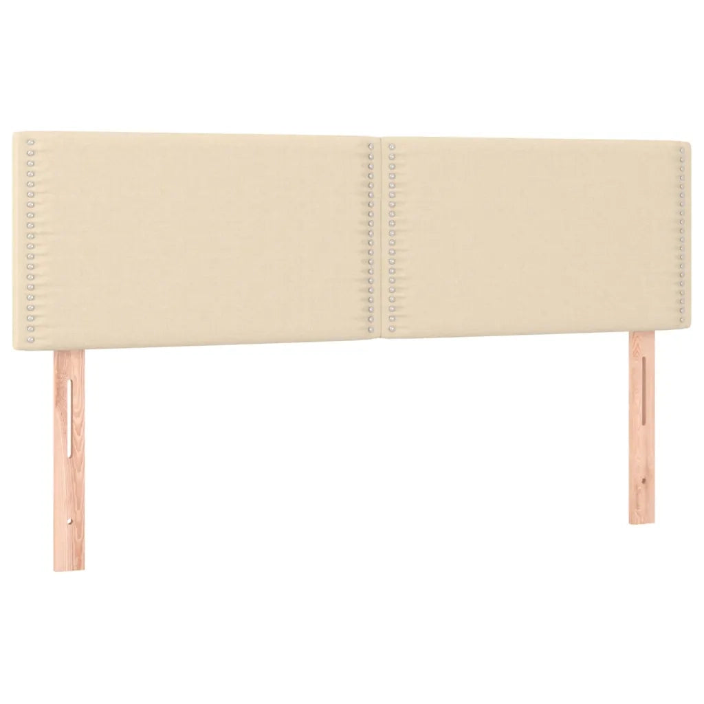 Giroletto a Molle con Materasso Crema 140x200 cm in Tessuto 3129638