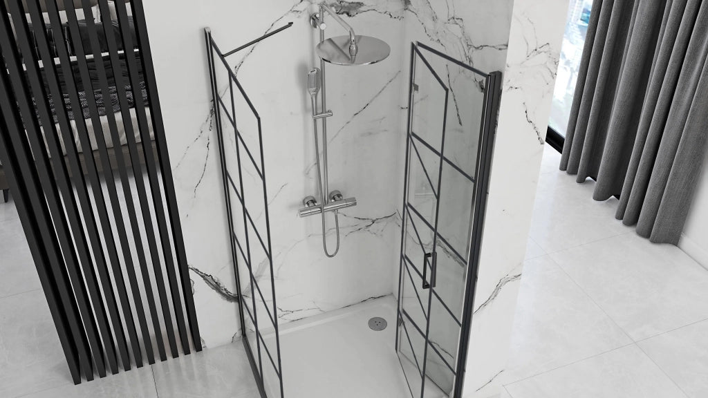 Cabina Doccia Rea Molier Black 90x90