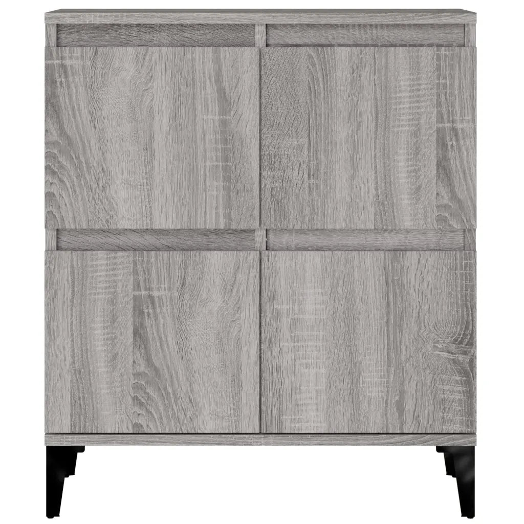 Credenze 2pz | Madia | Buffet da pranzo | Armadio da pranzo Grigio Sonoma 60x35x70 cm in Legno Multistrato