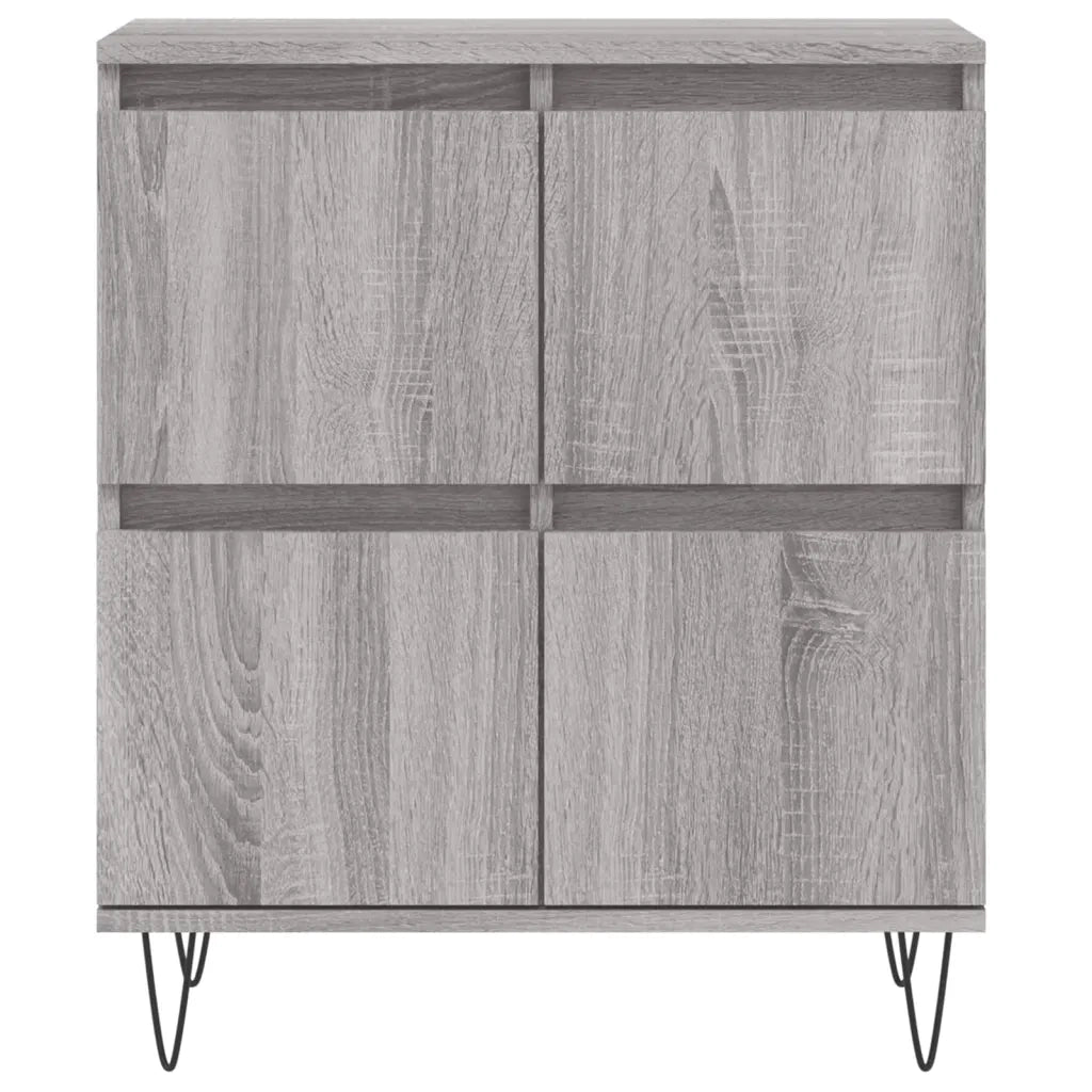 Credenza-Buffet-Armadio da cucina Grigio Sonoma 60x35x70 cm in Legno Multistrato 758734